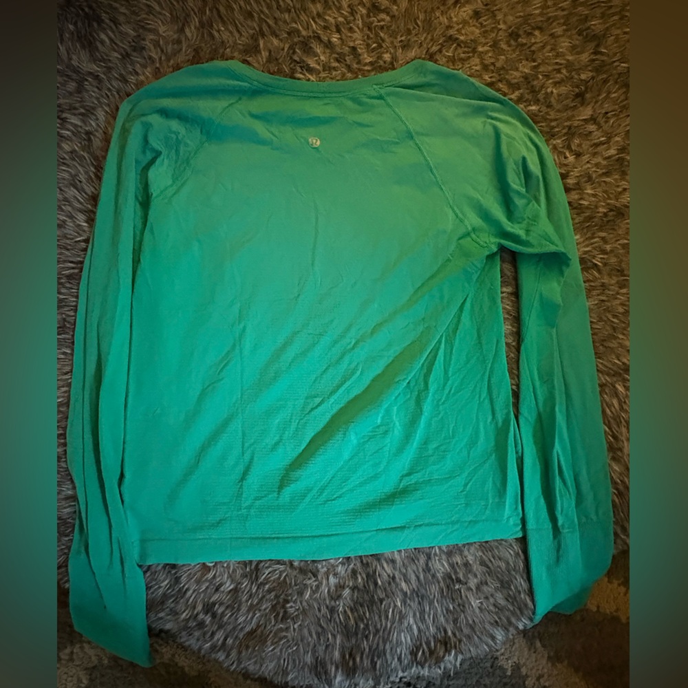 lululemon athletica Green Long Sleeve Top